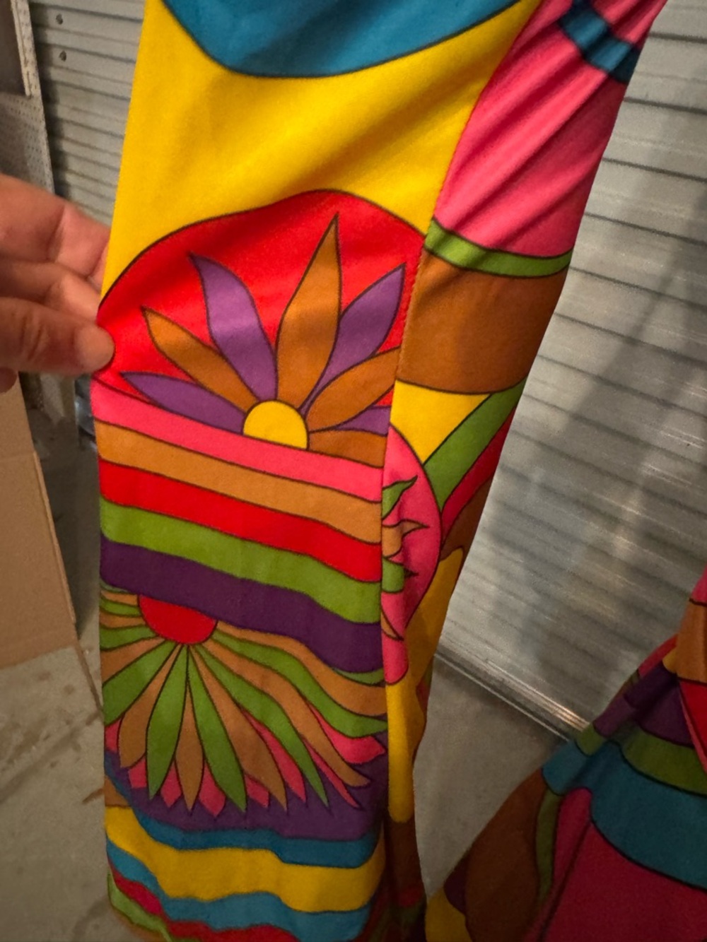 LEG AVENUE DRESS HIPPIE COSTUME or not! SM includes SCARF DIMENSIONS IN PHOTOS - Picture 8 of 10